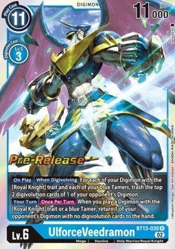 UlforceVeedramon (BT13-030) - Promos: Versus Royal Knights (Rare) [BT-13P-030]