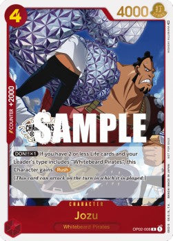 Jozu (OP02-008) (V.1) - Special Tournament Promos (Rare) [STP-OP02-008]