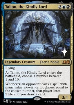 Talion, the Kindly Lord (V.2) - Wilds of Eldraine: Promos (Mythic) [PWOE-215]
