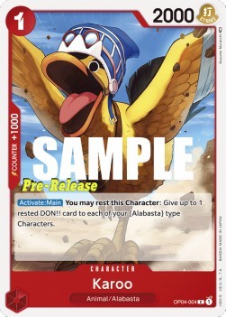 Karoo (OP04-004) - Promos: Kingdoms of Intrigue (Common) [OP04P-004]