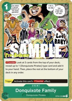 Donquixote Family (OP04-036) - Promos: Kingdoms of Intrigue (Common) [OP04P-036]