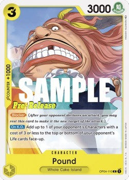 Pound (OP04-110) - Promos: Kingdoms of Intrigue (Common) [OP04P-110]