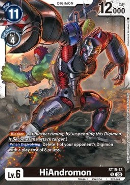 HiAndromon (ST15-13) (V.1) - Starter Deck: Dragon of Courage (Uncommon) [ST-15-013]