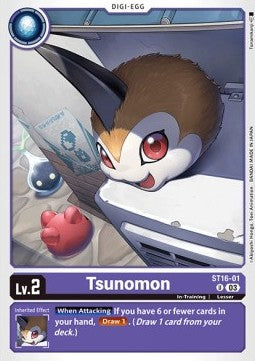 Tsunomon (ST16-01) (V.1) - Starter Deck: Wolf of Friendship (Common) [ST-16-001]