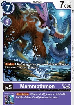 Mammothmon (ST16-10) (V.1) - Starter Deck: Wolf of Friendship (Uncommon) [ST-16-010]