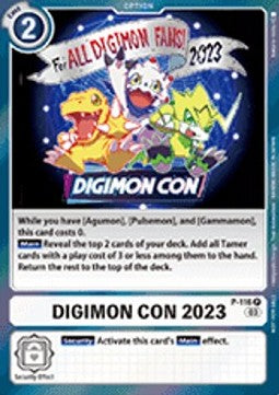 DIGIMON CON 2023 (P-116) - Official Tournament Pack Events (Promo) [OTPE-P-116]
