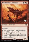 Trumpeting Carnosaur (V.2) - The Lost Caverns of Ixalan: Promos (Rare) [PLCI-171]