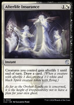 Afterlife Insurance - Ravnica: Cluedo Edition (Uncommon) [CLU-23]