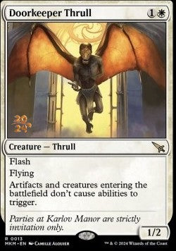 Doorkeeper Thrull (V.1) - Murders at Karlov Manor: Promos (Rare) [PMKM-13]