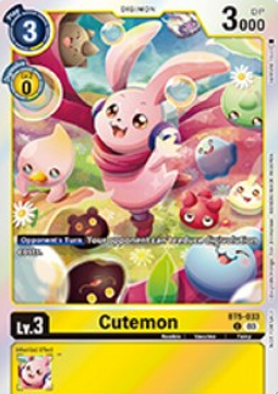 Cutemon (BT5-033) - Official Tournament Pack Events (Alternative Art) [OTPE-BT5-033]