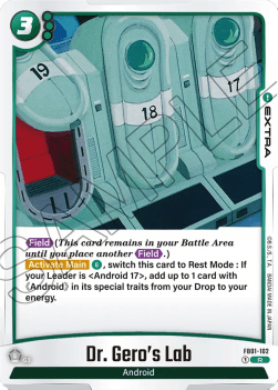 Dr. Gero´s Lab (FB01-102) - Awakened Pulse [Fusion World] (Rare) [FB01-102]