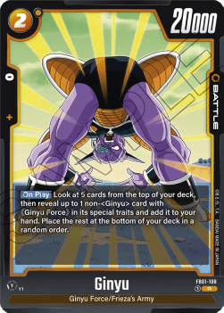Ginyu (FB01-108) - Awakened Pulse [Fusion World] (Rare) [FB01-108]