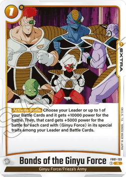 Bonds of the Ginyu Force (FB01-133) - Awakened Pulse [Fusion World] (Rare) [FB01-133]