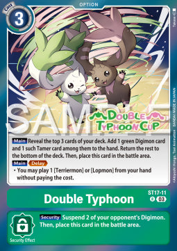 Double Typhoon (ST17-11) - Promos: Starter Deck (Rare) [SDP-ST17-11]