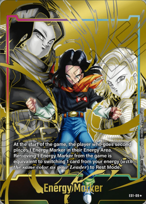 Energy Marker "Android 17 & 18" (V.2 - Token ) - Unnumbered Promos (Token) [UP-E01-09]