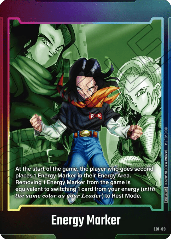 Energy Marker "Android 17 & 18" (V.1 - Token ) - Unnumbered Promos (Token) [UP-E01-09]