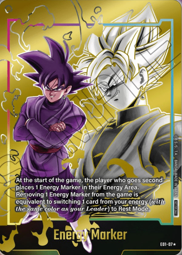 Energy Marker "Goku Black" (V.2 - Token ) - Unnumbered Promos (Token) [UP-E01-07]