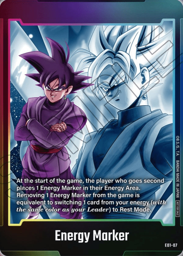 Energy Marker "Goku Black" (V.1 - Token ) - Unnumbered Promos (Token) [UP-E01-07]
