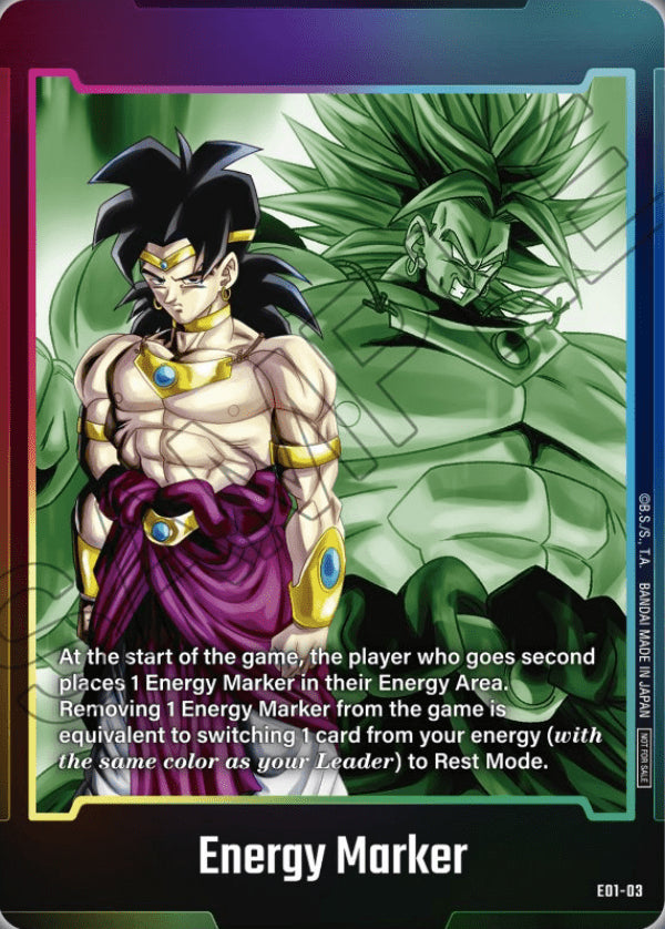 Energy Marker "Broly" (V.1 - Token ) - Unnumbered Promos (Token) [UP-E01-03]