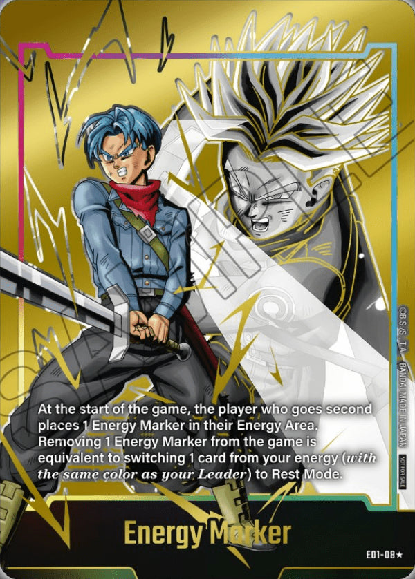 Energy Marker "Trunks" (V.2 - Token ) - Unnumbered Promos (Token) [UP-E01-08]