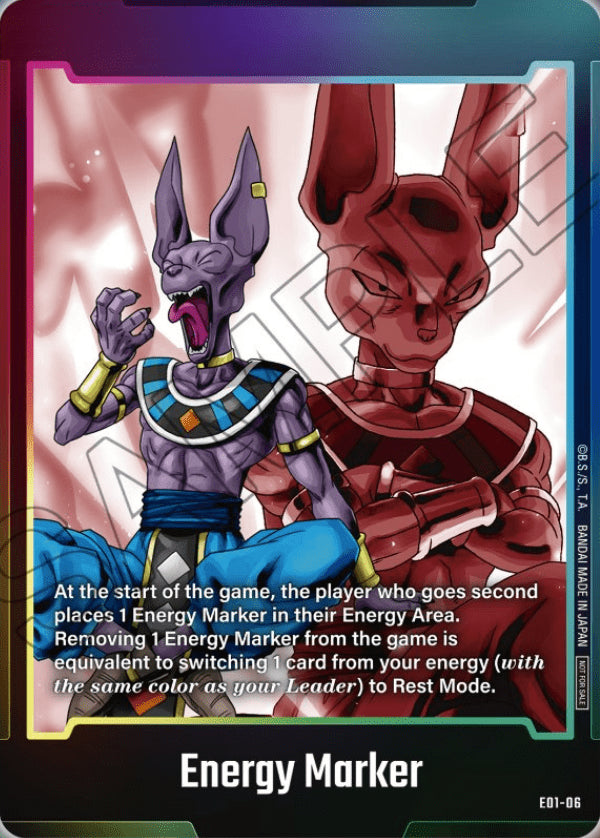 Energy Marker "Beerus" (V.1 - Token ) - Unnumbered Promos (Token) [UP-E01-06]