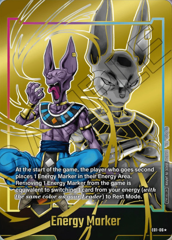 Energy Marker "Beerus" (V.2 - Token ) - Unnumbered Promos (Token) [UP-E01-06]