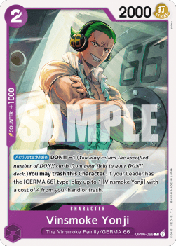 Vinsmoke Yonji (OP06-066) - Wings of the Captain (Common) [OP06-066]