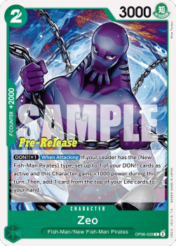 Zeo (OP06-028) - Promos: Wings of the Captain (Common) [OP06P-028]