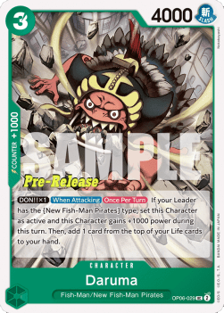 Daruma (OP06-029) - Promos: Wings of the Captain (Uncommon) [OP06P-029]