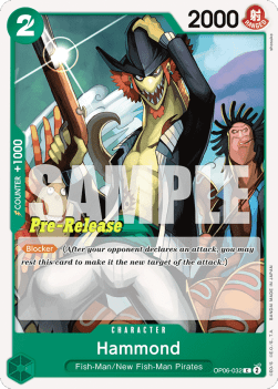 Hammond (OP06-032) - Promos: Wings of the Captain (Common) [OP06P-032]