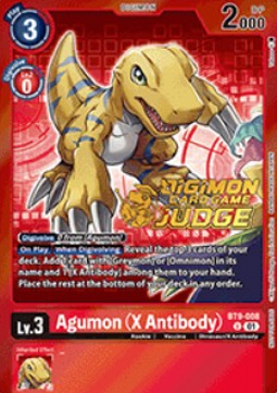 Agumon (X Antibody) (BT9-008) - Judge Promos (Alternative Art) [JP-BT9-008]