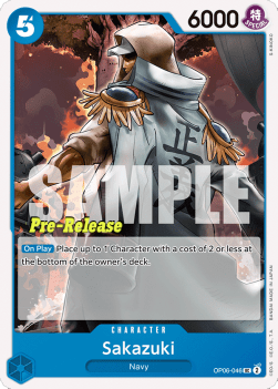 Sakazuki (OP06-046) - Promos: Wings of the Captain (Uncommon) [OP06P-046]