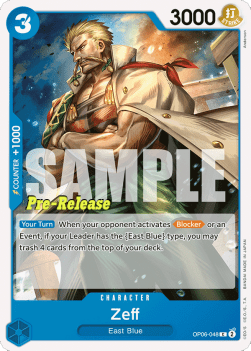 Zeff (OP06-048) - Promos: Wings of the Captain (Common) [OP06P-048]