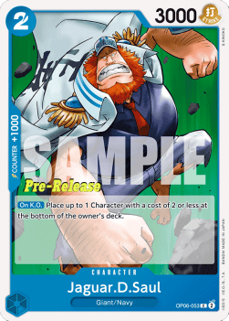 Jaguar.D.Saul (OP06-053) - Promos: Wings of the Captain (Common) [OP06P-053]