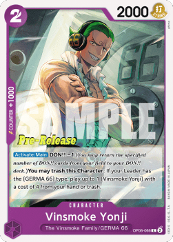 Vinsmoke Yonji (OP06-066) - Promos: Wings of the Captain (Common) [OP06P-066]