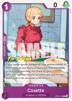 Cosette (OP06-072) - Promos: Wings of the Captain (Common) [OP06P-072]