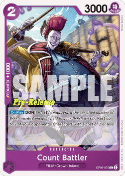 Count Battler (OP06-075) - Promos: Wings of the Captain (Common) [OP06P-075]