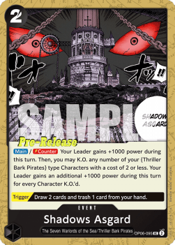 Shadows Asgard (OP06-095) - Promos: Wings of the Captain (Uncommon) [OP06P-095]