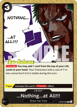 ...Nothing...at All!!! (OP06-096) - Promos: Wings of the Captain (Common) [OP06P-096]