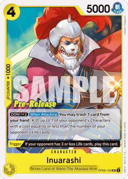 Inuarashi (OP06-100) - Promos: Wings of the Captain (Uncommon) [OP06P-100]