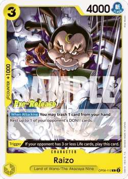 Raizo (OP06-112) - Promos: Wings of the Captain (Common) [OP06P-112]