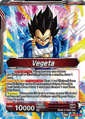 Vegeta // Vegeta, Awakened Feelings (V.1 - Uncommon) - Beyond Generations (Uncommon) [BT24-001]