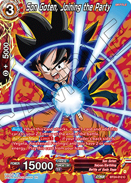 Son Goten, Joining the Party (V.2 - Common) - Beyond Generations (Common) [BT24-012]
