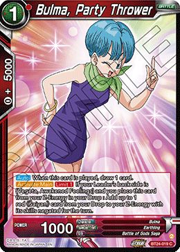 Bulma, Party Thrower - Beyond Generations (Common) [BT24-019]