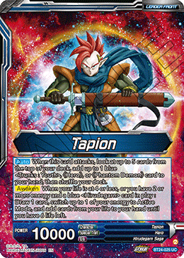 Tapion // Tapion, Hero Revived in the Present (V.1 - Uncommon) - Beyond Generations (Uncommon) [BT24-025]