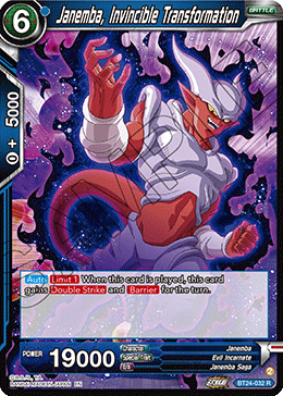 Janemba, Invincible Transformation - Beyond Generations (Rare) [BT24-032]