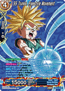 SS Trunks, Freestyle Movement (V.2 - Rare) - Beyond Generations (Rare) [BT24-035]