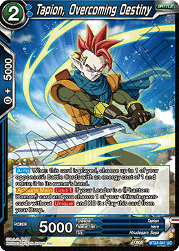 Tapion, Overcoming Destiny - Beyond Generations (Uncommon) [BT24-041]