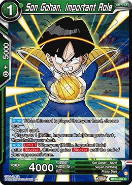 Son Gohan, Important Role (V.1 - Common) - Beyond Generations (Common) [BT24-064]
