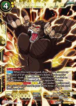 Great Ape Son Gohan, Raging Power (V.1 - Super Rare) - Beyond Generations (Super Rare) [BT24-088]